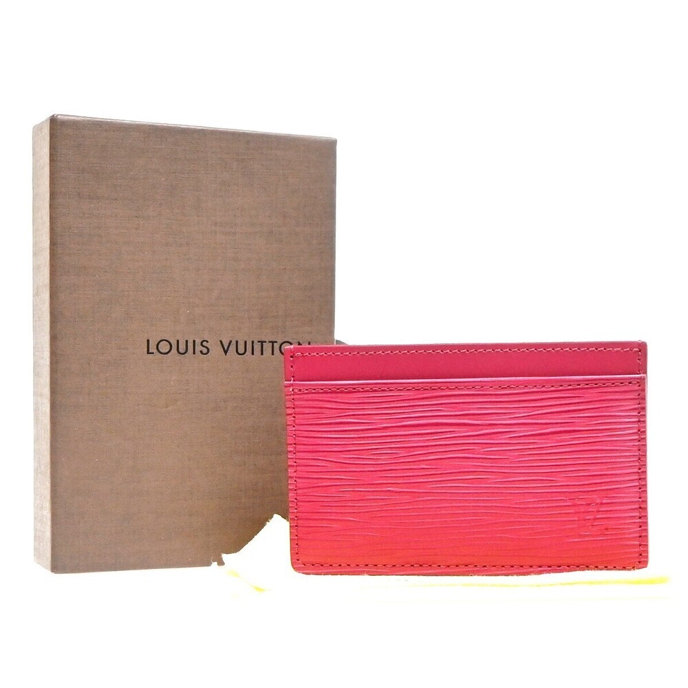 Louis Vuitton Porte Cartes Simple Card Holder Epi Leather